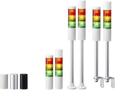 Image du produit Patlite LED Signal Tower Base No Flash/Buzz Silv