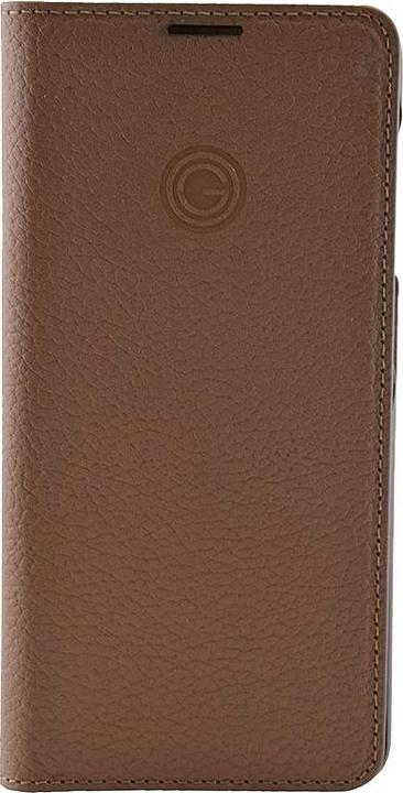 Actual product image Mike Galeli Book cover in genuine leather Marc almond (Samsung Galaxy S21+)