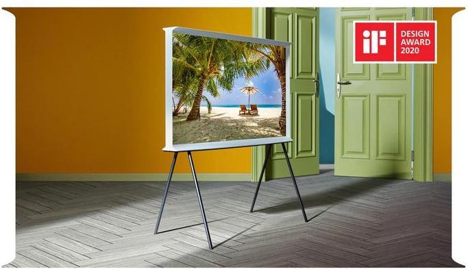 Actual product image Samsung The Serif QE43LS01TBU (43", LS01T, QLED, 4K, 2020)