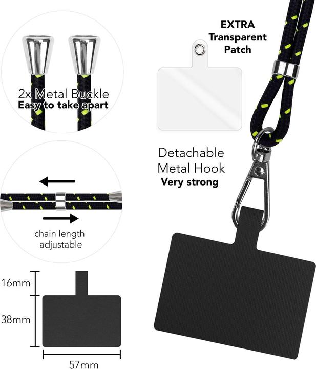 Immagine prodotto Nalia Collana universale per cellulare con cuscinetto