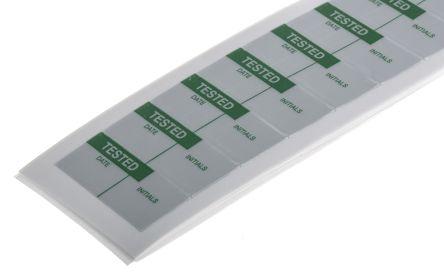 Immagine prodotto Rs Pro Green write-on metallised label 'TESTED'
