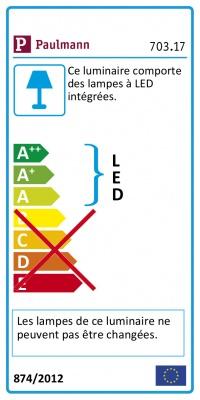 Energie-Label Paulmann YourLED Stripe Set (Warmweiss, 150 cm, Indoor)
