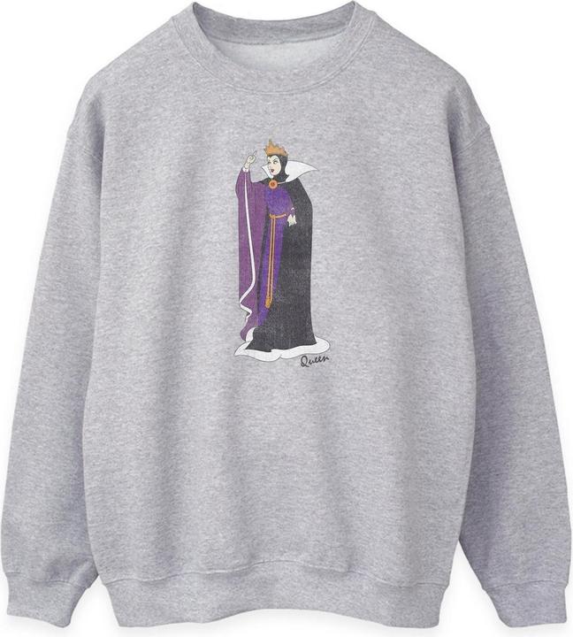 Actual product image Snow White Womens/Ladies Classic Evil Queen Heather Sweatshirt (XS)