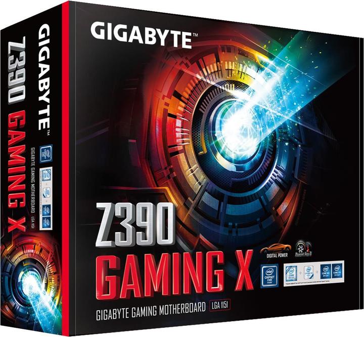 Actual product image Gigabyte Z390 Gaming X (LGA 1151, Intel Z390, ATX)