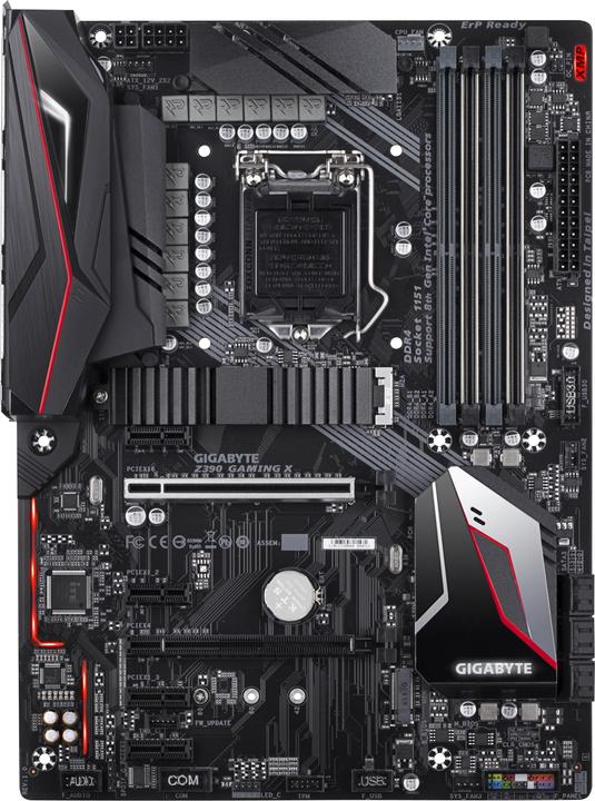 Actual product image Gigabyte Z390 Gaming X (LGA 1151, Intel Z390, ATX)