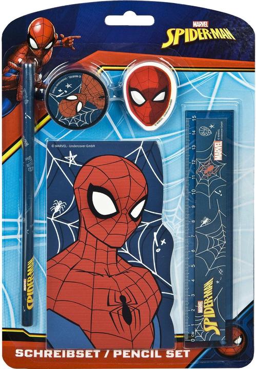 Image du produit Undercover Schreibset Spiderman 5-teilig (Bleu foncé, Rouge, 5 x)