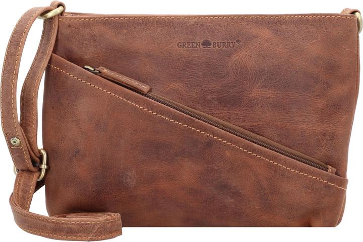 Greenburry Vintage Umhängetasche Leder 25 cm