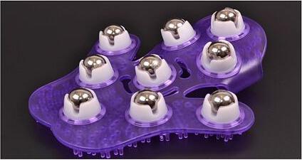 Image du produit PowerBullet Gant de massage à billes violet