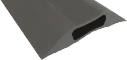 Actual product image Vulcascot Grey type B Snap Fit cable protector,3m (Cable bridge, 300 cm)
