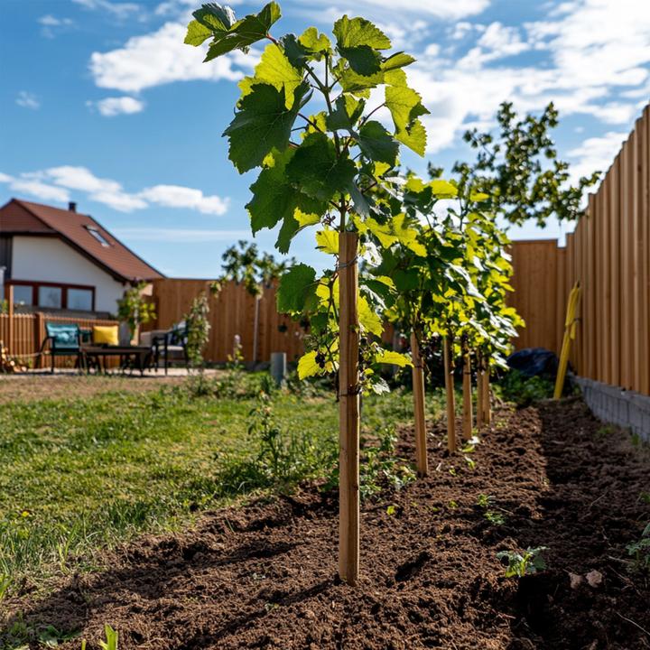 Image du produit Plant in a Box Vitis vinifera 'Chardonnay' - Set de 3 plants de raisin (25 cm)