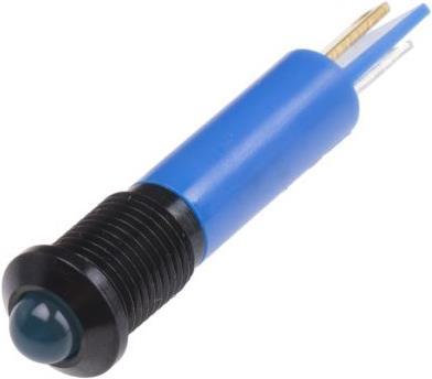 Actual product image Rs Pro 8mm blue LED black chr prominent,24Vdc