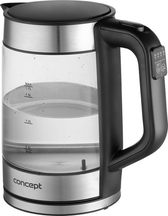 Produktbild Concept Czajnik Czajnik elektryczny szklany z regulacjš temperatury 1,7l RK4067 (1.70 l)