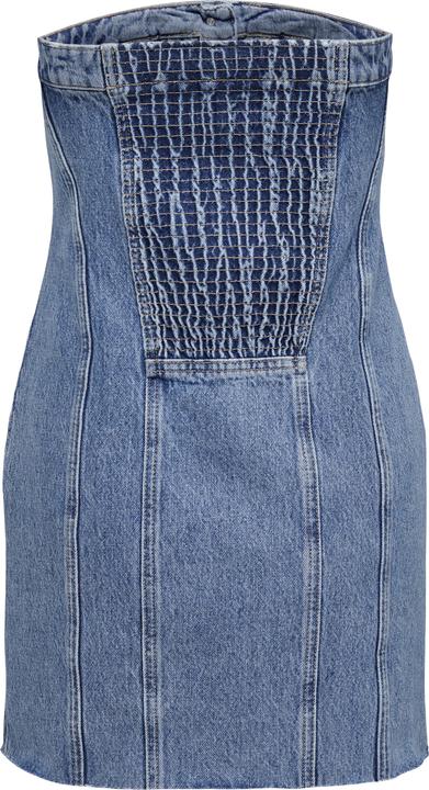 Image du produit Only Robe courte en jean moulante sans bretelles (L)