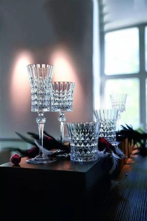 Produktbild Cristal d'Arques Glass Tall 360ml Lady Diamond 6pcs (360 ml)