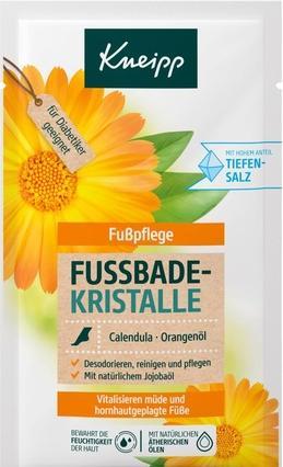 Immagine prodotto Kneipp Cristalli per pediluvio all'olio di arancia e calendula, 40 g SLZ (Pediluvio)