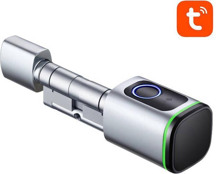 Produktbild Avatto SDL-S1-S90 90mm Silver digital lock cylinder (Schlüssel, Fingerabdruck)