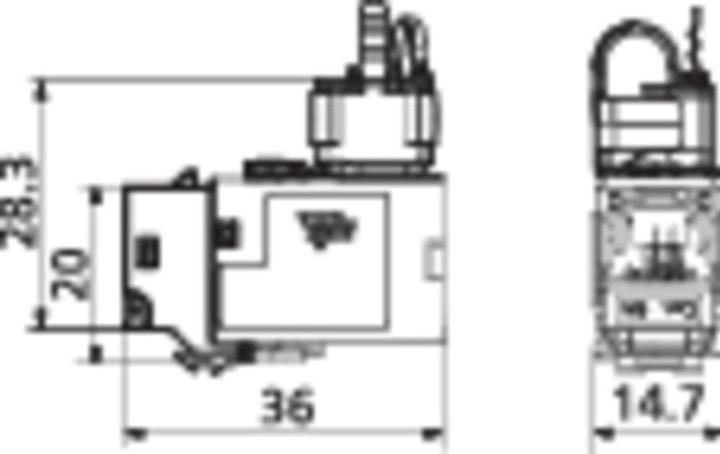 Actual product image Metz Connect Keystone module CAT 6A (Keystone module)