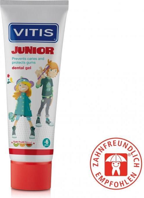 Actual product image Vitis Junior tooth gel (75 ml)