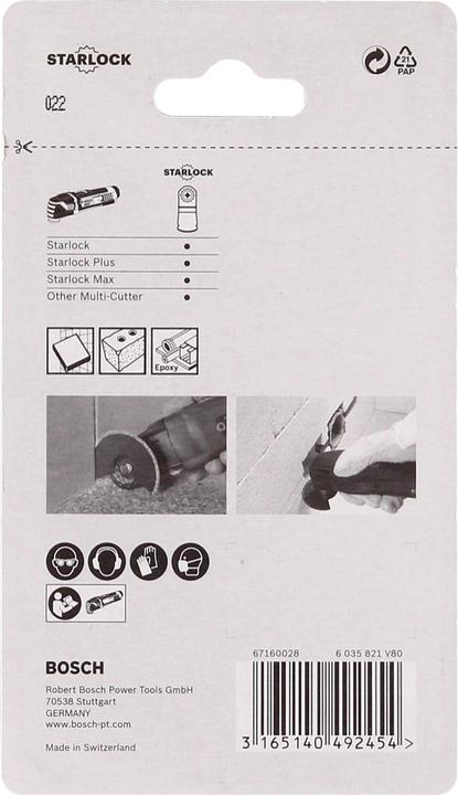 Produktbild Bosch Professional Zubehör Carbide-RIFF Segmentsägeblatt ACZ 85 RT3, 85 mm, 1er-Pack
