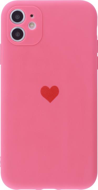 Produktbild PhoneLook Hülle Silikon Mat Herz (Apple iPhone 11)