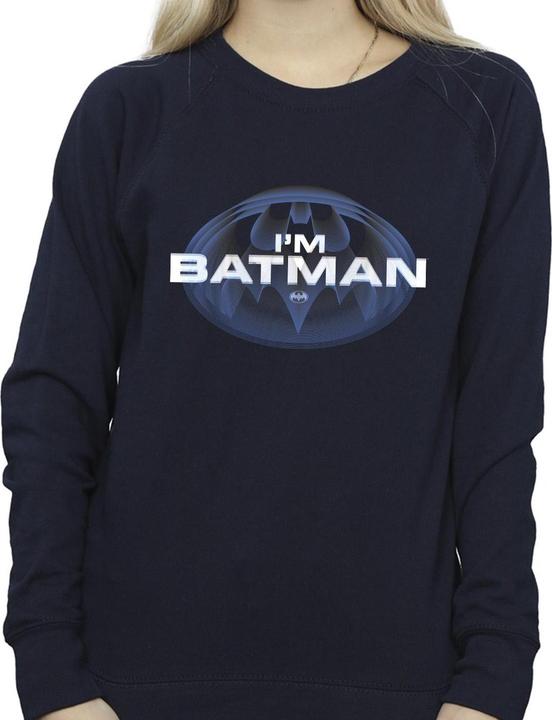 Actual product image Womens/Ladies The Flash I'm Batman Sweatshirt (XL)