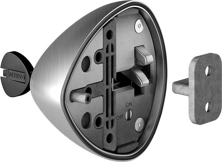 Produktbild Daken Lieferwagen Schloss Blackstone Silver Slam mit 2 Schlüsseln