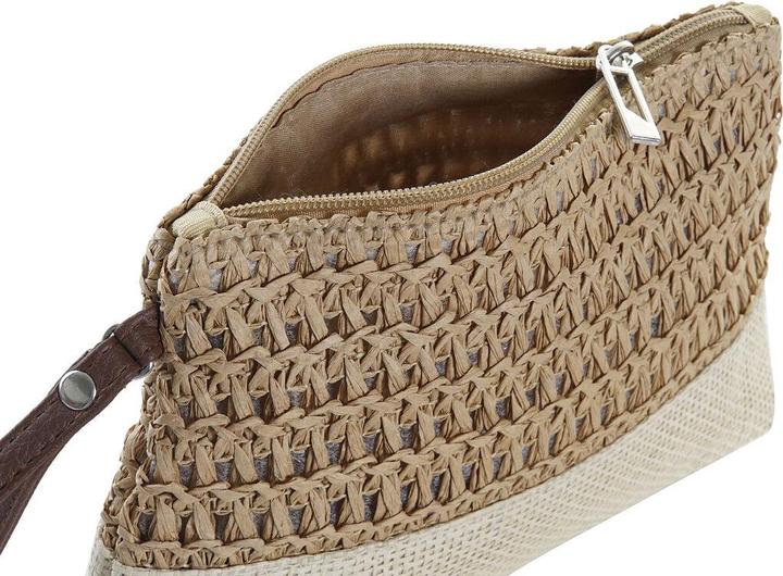 Image du produit DKD Home Decor Kulturbeutel Faser Gelb Blau Weiss Rot Beige 20 x 5 x 15 cm (4 Stücke)