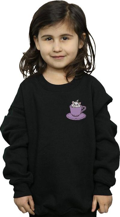 Immagine prodotto Disney Aristocats Marie In Cup Breast Print Felpa Ragazze (140, 146)