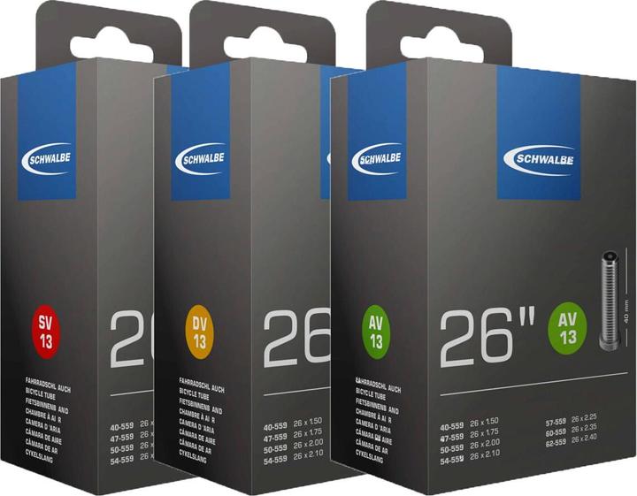 Immagine prodotto Schwalbe Sv13 (Presta (SV), 26", 40 mm)
