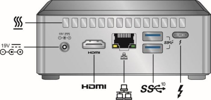 Immagine prodotto Intel NUC NUC8i7BEH2 - Bean Canyon (Intel Core i7-8559U)