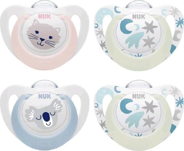 Actual product image NUK Star day and night 0-6 m 2 pieces/box boy (2 x)