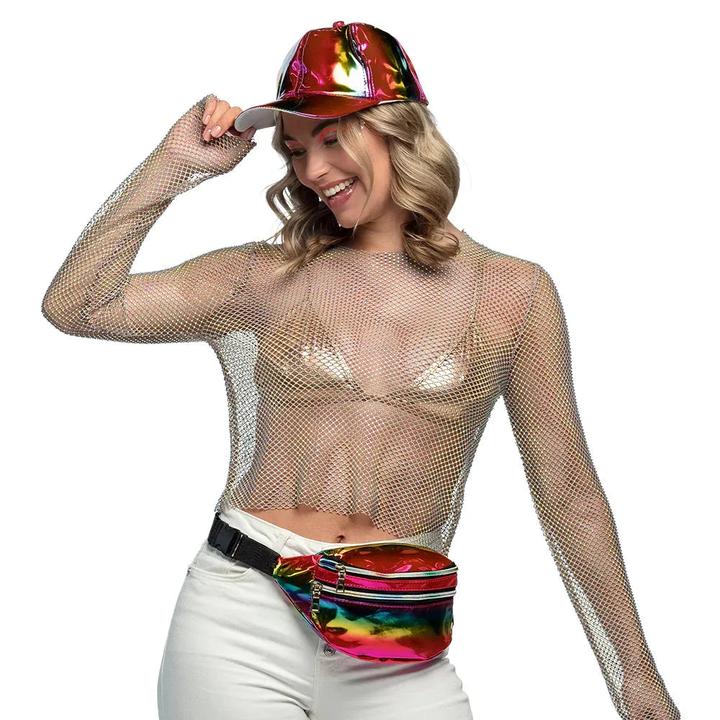 Actual product image Boland Holo rainbow bum bag