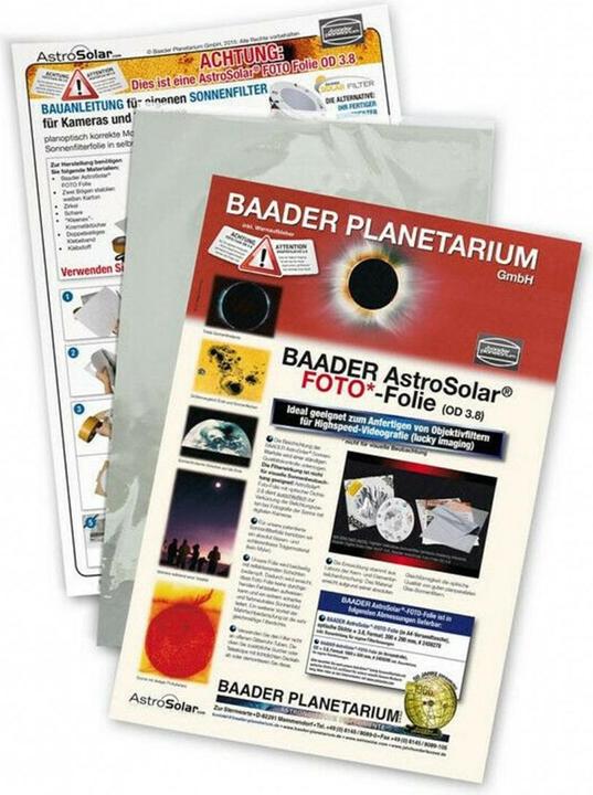 Baader Planetarium AstroSolar Fotofolie 20x30cm