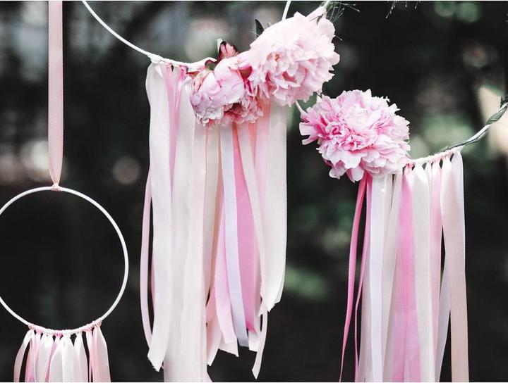 Produktbild Partydeco Satinband 1.2 cm x 25 m, Weiss (Geschenkband, 1 x)