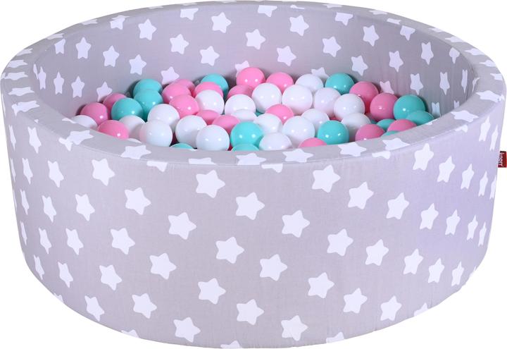 Pink, Light blue, Cream