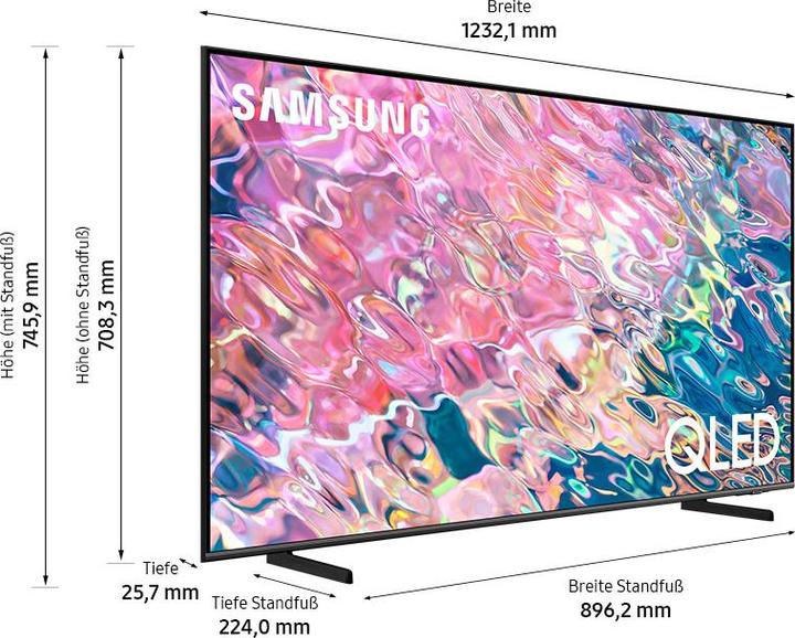 Produktbild Samsung QE55Q60B (55", Q60B, QLED, 4K, 2022)