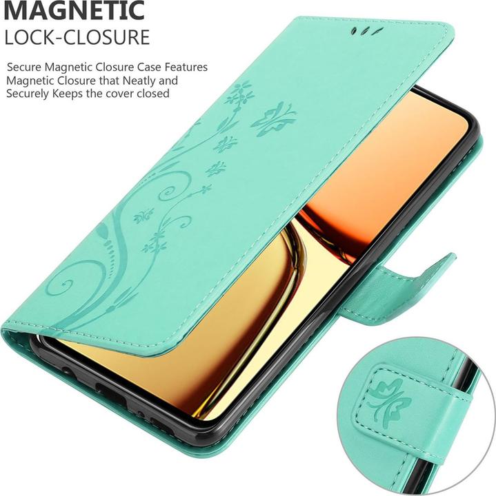 Image du produit Cadorabo Coque pour Realme C61 / C63 pour Fleur Book (CAT S61, Realme C63)