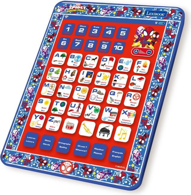 Produktbild Lexibook Spider-Man zweisprachiges Lerntablet Französisch/Englisch (Französisch, Englisch)
