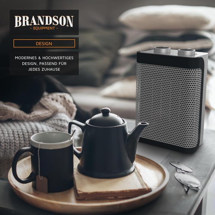 Actual product image Brandson Fan heater (1500 W)