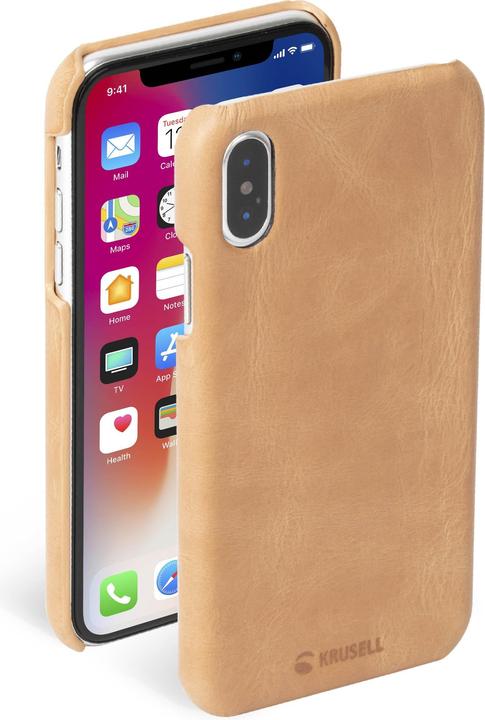 Actual product image Krusell Sunne Cover Apple iPhone XS vintage nude (Apple iPhone XS)