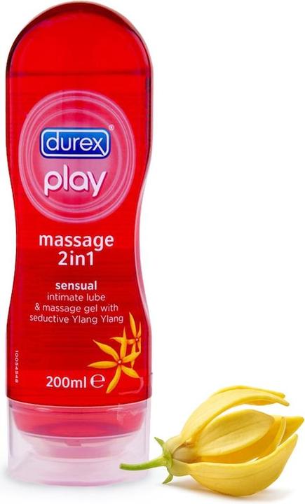 Productafbeelding Durex Play 2In1 Massage Sensuele Massage Gel En Hydraterende Intieme Gel Met Verleidelijke Bloem (200 ml)