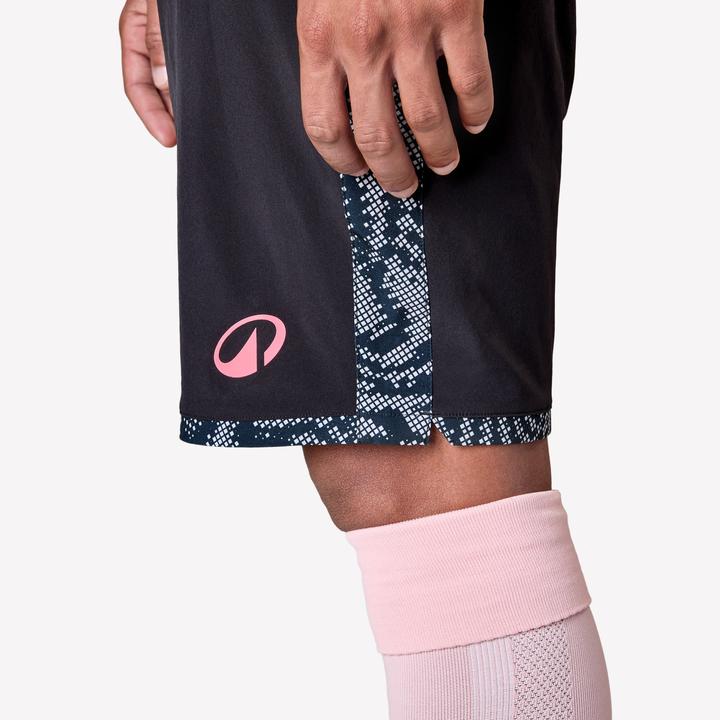 Immagine prodotto Kipsta Damen/Herren Fussball Shorts - Viralto II Snake schwarz/grau (XXL)
