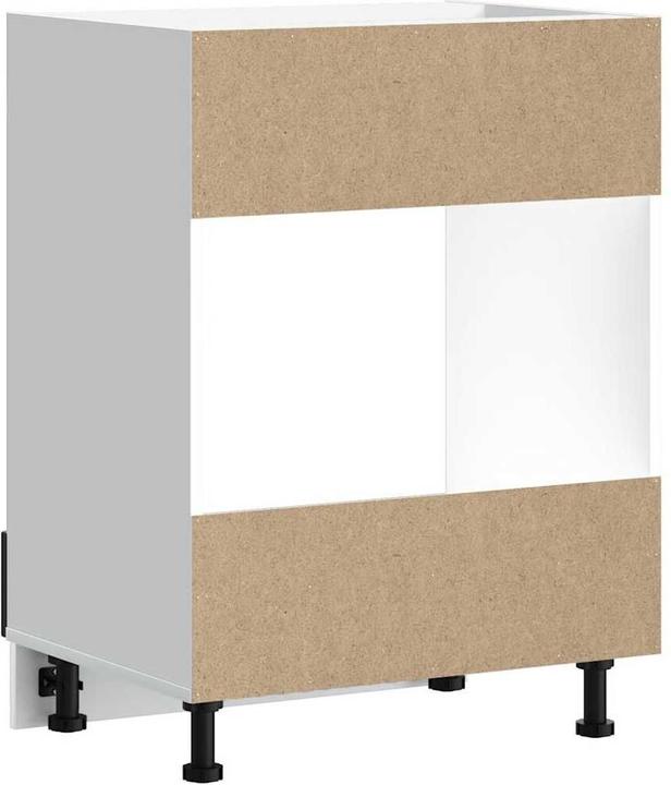 Actual product image VidaXL Built-in oven unit Lucca Black Wood-based oven unit (60 x 46 x 81.5 cm)