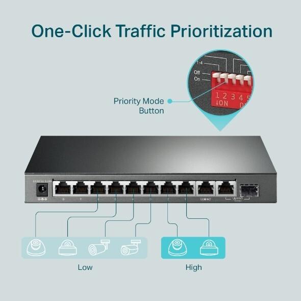 Produktbild TP-Link TL-SG1210MP (9 Ports)