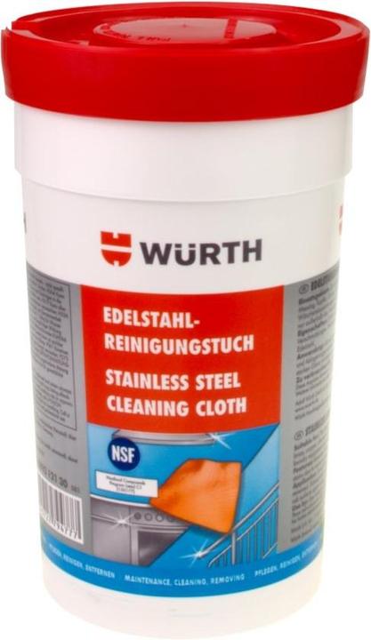 Actual product image Würth Stainless steel cleaning cloth (30 pcs.)