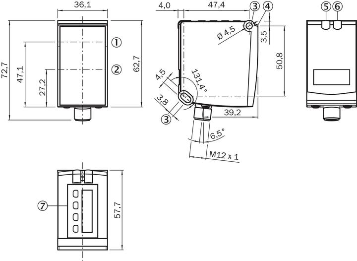Produktbild Sick DT50-P2113 DISTANZ SENSOR (0.20 m)