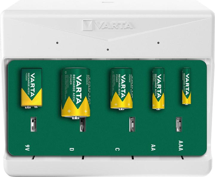 Produktbild Varta Universal Charger (1 Stk., D, AAA, AA, C, 9V Block, 1600 mAh, Ladegerät ohne Akku)