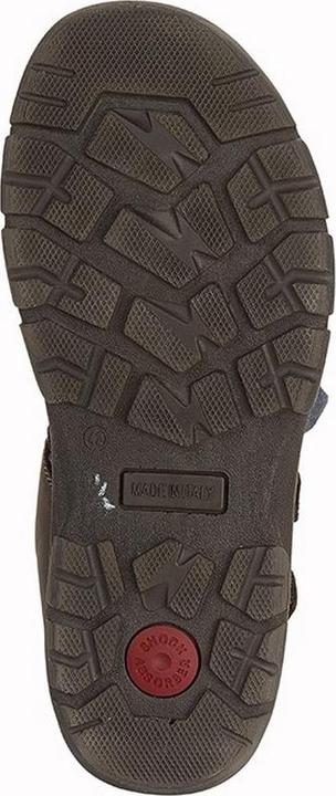 Actual product image IMAC Mens Waxy Leather Triple Strap Sandals (45.5)
