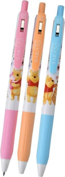 Image du produit Disney Puuh, Ferkel, Tigger Sarasa Clip 0.5 Set de stylos à bille gel (Noir, 3 x)