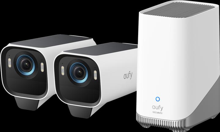 Productafbeelding eufy Anker Eufycam S3 Pro 2 Kit Zwart+Wit (3840 x 2160 Pixels)